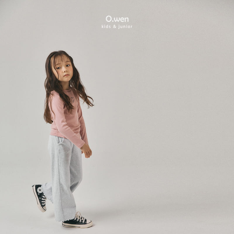 O Wen - Korean Children Fashion - #discoveringself - Heart Boots Cut Pants - 8