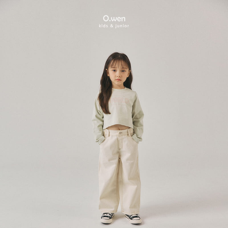 O Wen - Korean Children Fashion - #kidsstore - World Crop Tee - 2