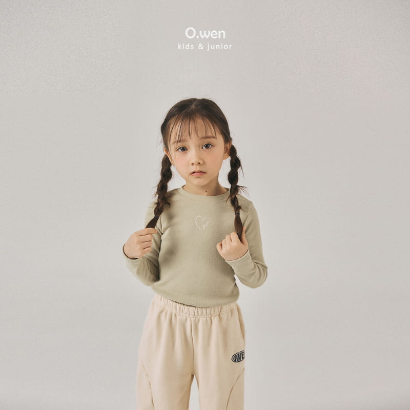 O Wen - Korean Children Fashion - #kidsstore - Love Rib Tee