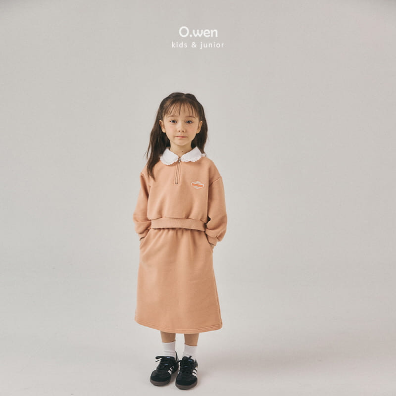 O Wen - Korean Children Fashion - #minifashionista - French Collar Skirt Top Bottom Set - 10