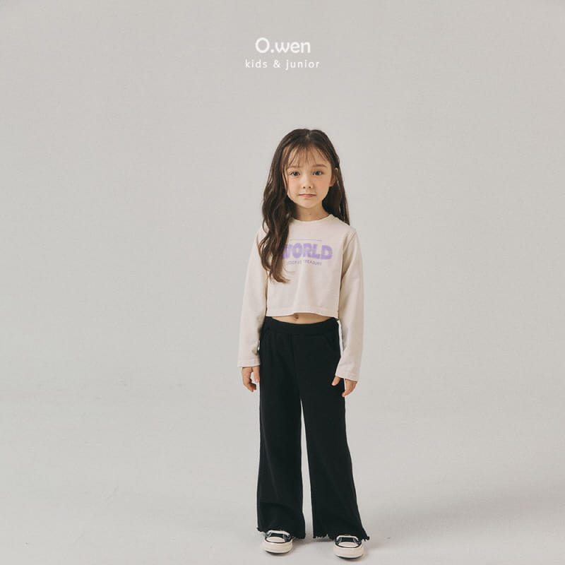 O Wen - Korean Children Fashion - #minifashionista - Heart Boots Cut Pants - 2