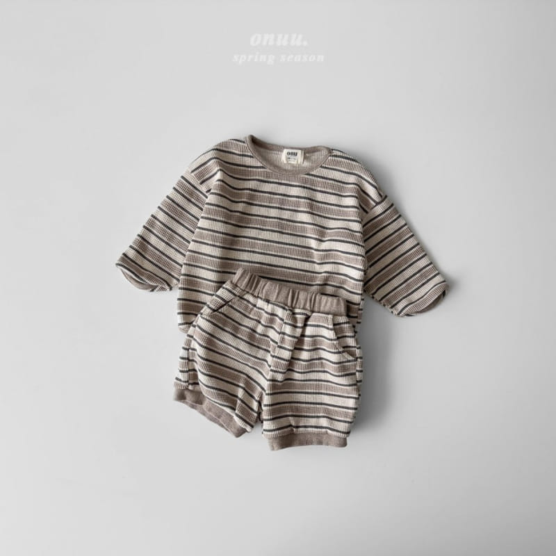 Onu - Korean Children Fashion - #childofig - Waffle Piping Tee - 6