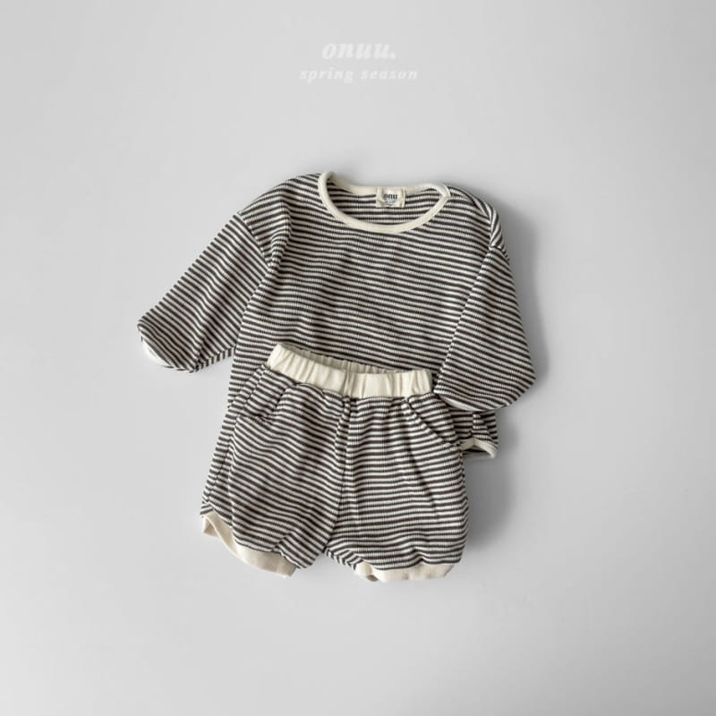 Onu - Korean Children Fashion - #childofig - Waffle Piping Tee - 7