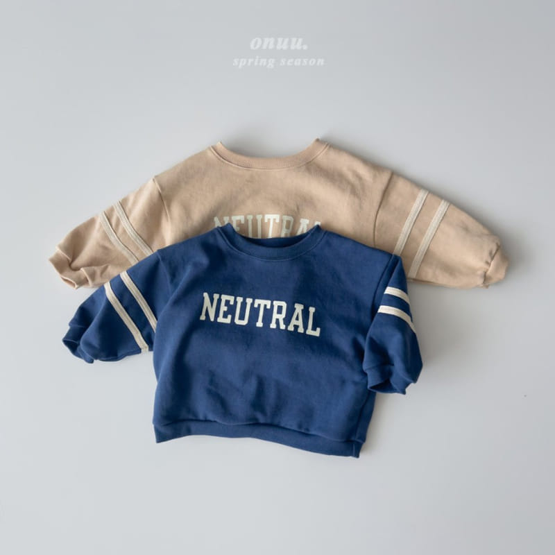 Onu - Korean Children Fashion - #childofig - Neutral Sweatshirt