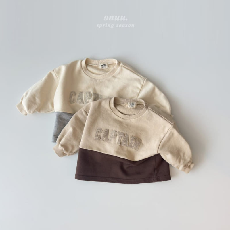 Onu - Korean Children Fashion - #designkidswear - Captin Sweatshirt