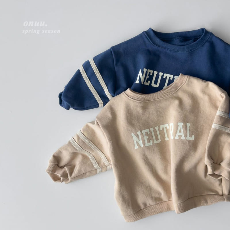 Onu - Korean Children Fashion - #designkidswear - Neutral Sweatshirt - 4