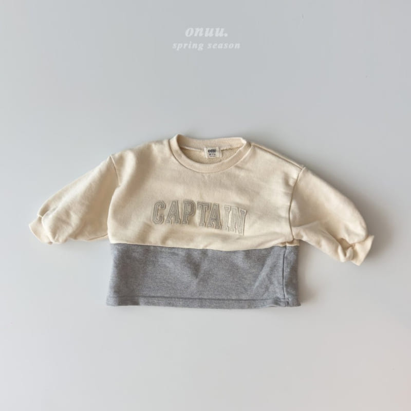 Onu - Korean Children Fashion - #fashionkids - Captin Sweatshirt - 3