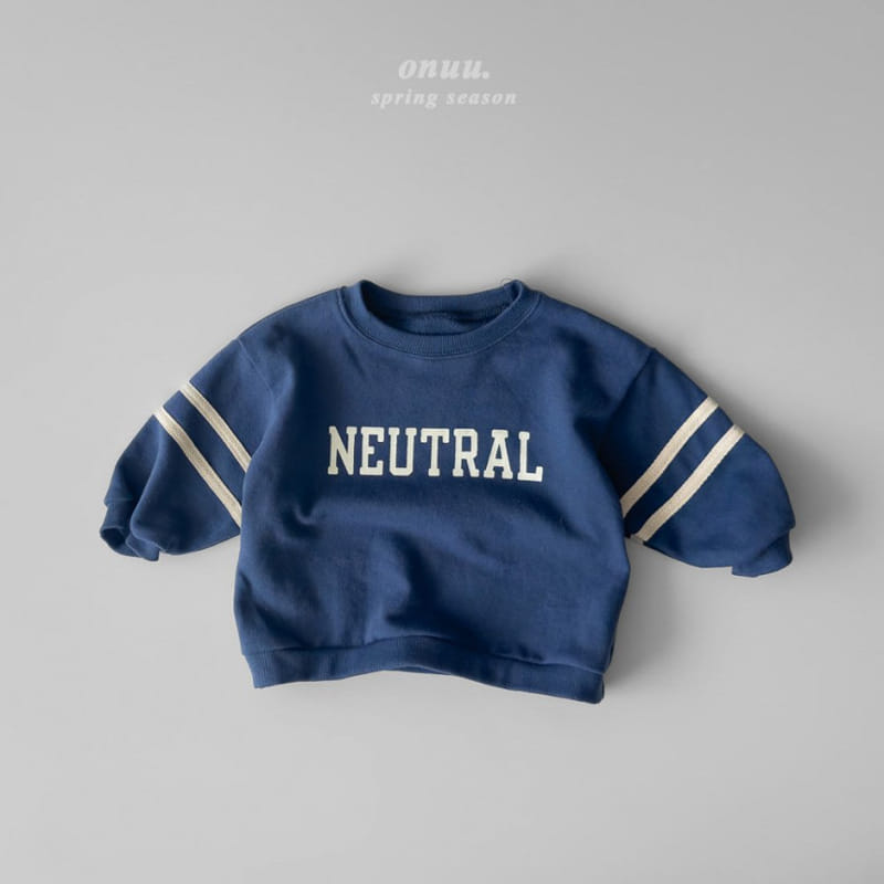 Onu - Korean Children Fashion - #kidsshorts - Neutral Sweatshirt - 6