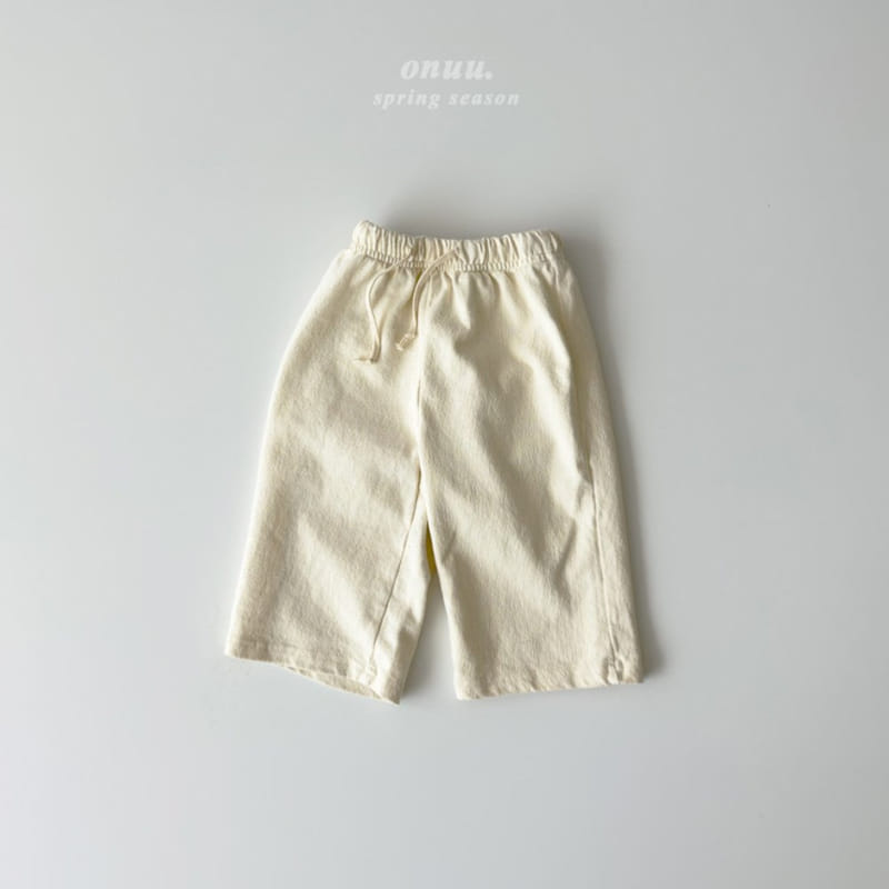 Onu - Korean Children Fashion - #kidsshorts - Pitch Straight Pants - 3