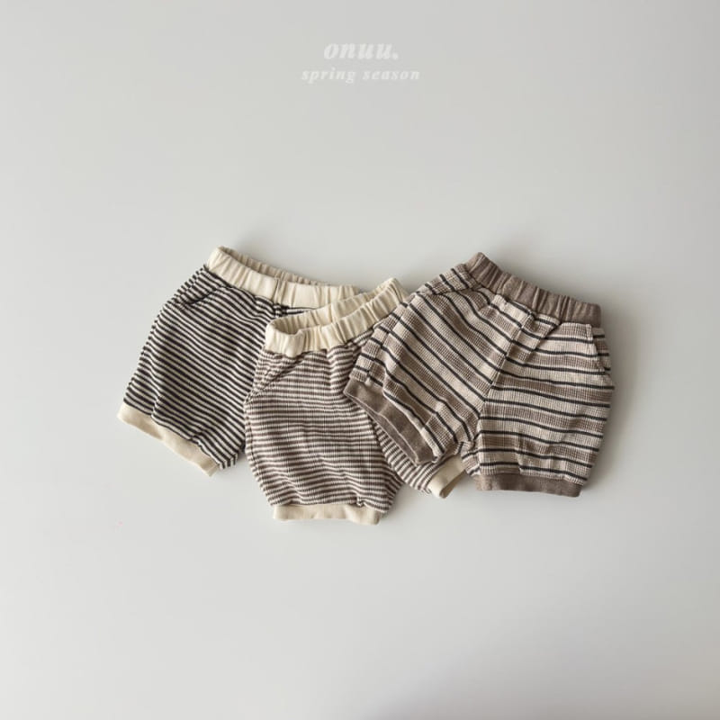 Onu - Korean Children Fashion - #littlefashionista - Waffle Banding Pants