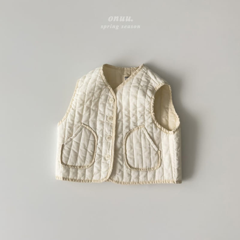 Onu - Korean Children Fashion - #littlefashionista - Quilted Vest - 6