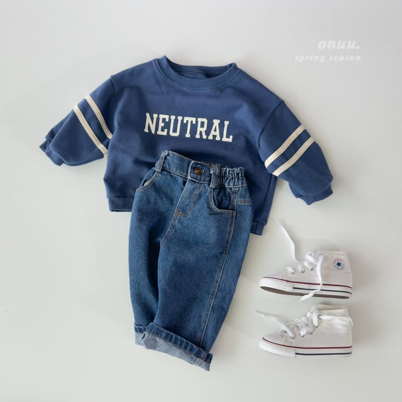 Onu - Korean Children Fashion - #magicofchildhood - Neutral Sweatshirt - 11