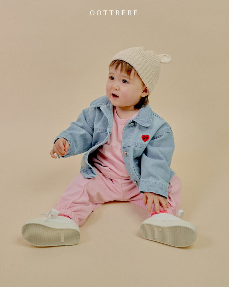 Oott Bebe - Korean Children Fashion - #childofig - Cool Denim Jacket - 5