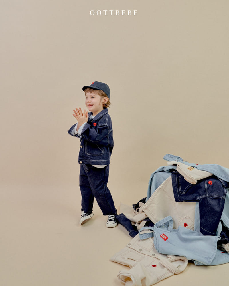 Oott Bebe - Korean Children Fashion - #designkidswear - Dandy Denim Pants - 9