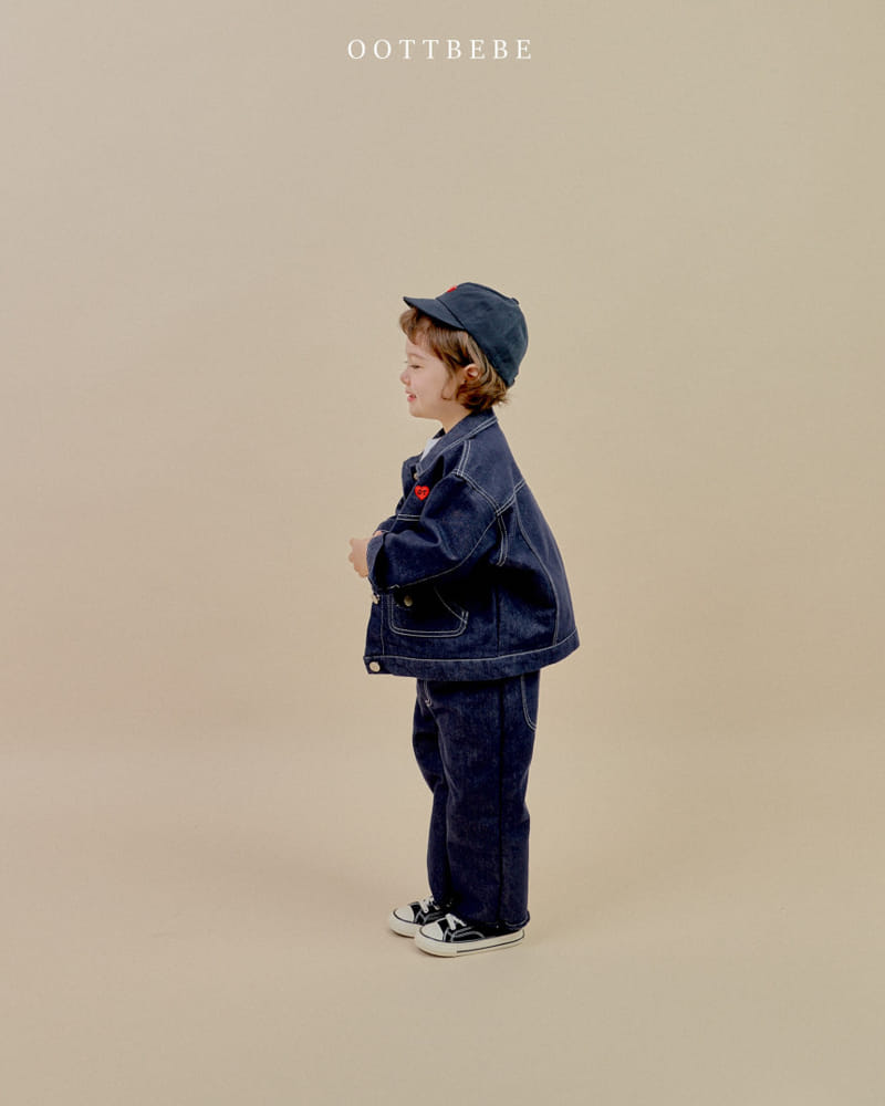 Oott Bebe - Korean Children Fashion - #fashionkids - Dandy Denim Pants - 11