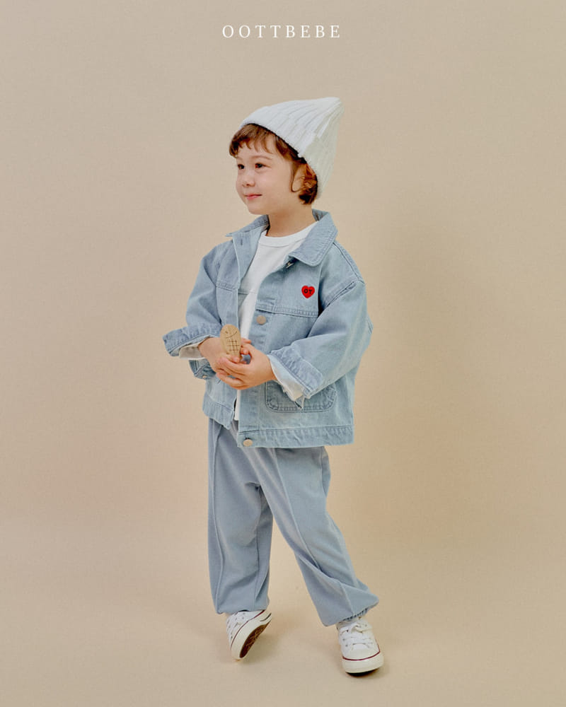 Oott Bebe - Korean Children Fashion - #kidsshorts - Cool Denim Jacket - 10