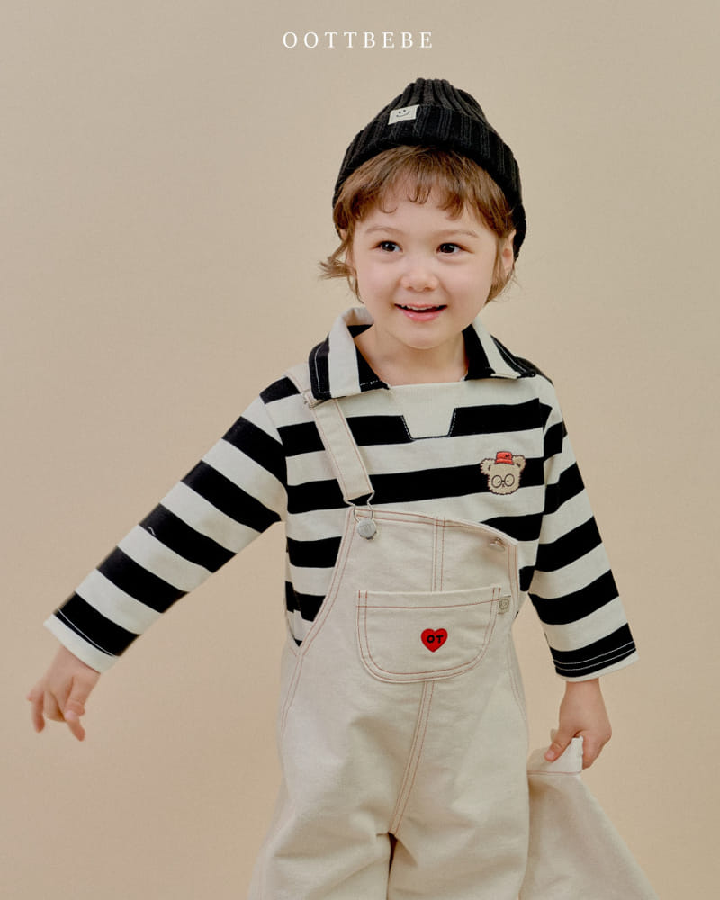 Oott Bebe - Korean Children Fashion - #minifashionista - Tick Tock Collar Tee - 7