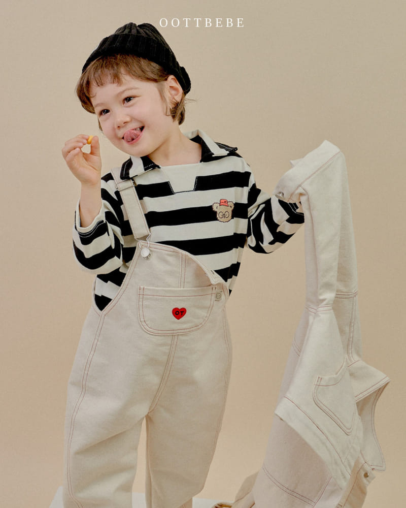 Oott Bebe - Korean Children Fashion - #prettylittlegirls - Tick Tock Collar Tee - 8