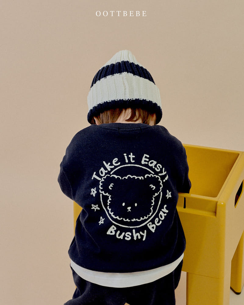 Oott Bebe - Korean Children Fashion - #prettylittlegirls - Easy Bear Sweatshirt With Mom - 7