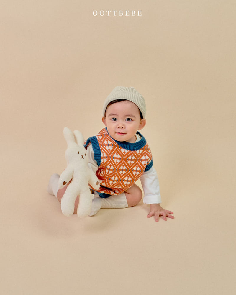 Oott Bebe - Korean Children Fashion - #todddlerfashion - Loco Knit Vest - 8