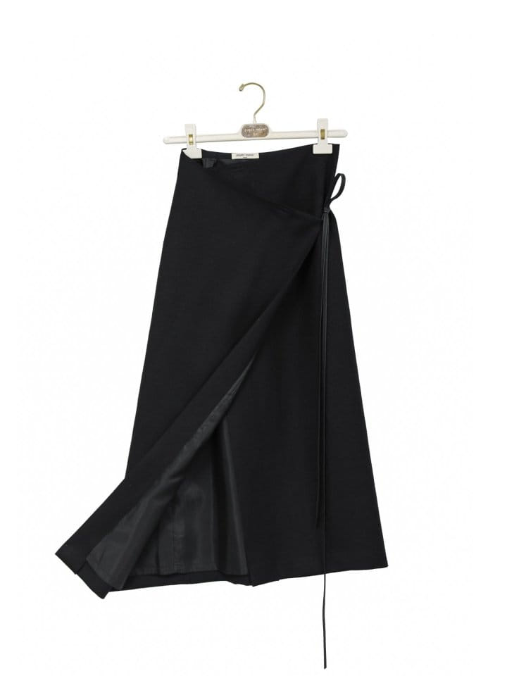 Paper Moon - Korean Women Fashion - #momslook - Linen Wrap Pencil Maxi Skirt - 5