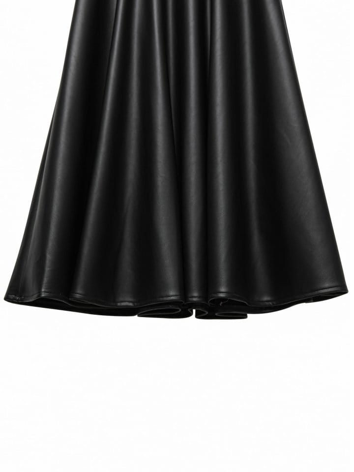 Paper Moon - Korean Women Fashion - #womensfashion - Vegan L  A - Line Flared Midi Skirt  - 10