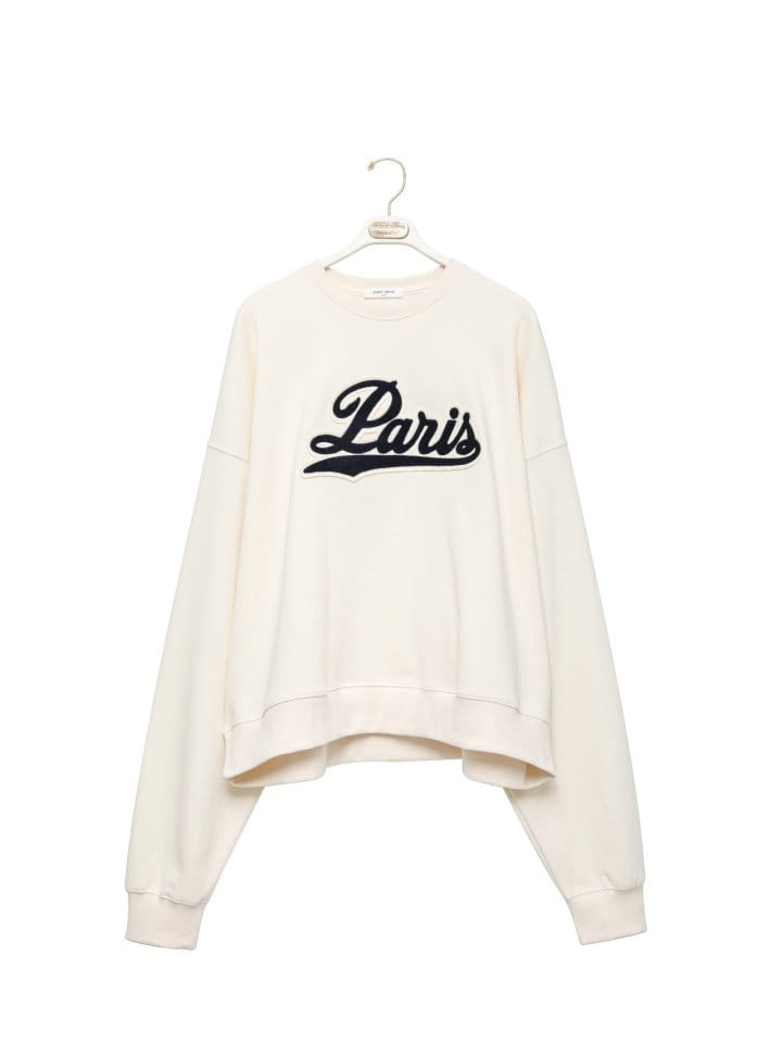 Paper Moon - Korean Women Fashion - #womensfashion - Paris Boucle Stitch Sweatshirt - 11