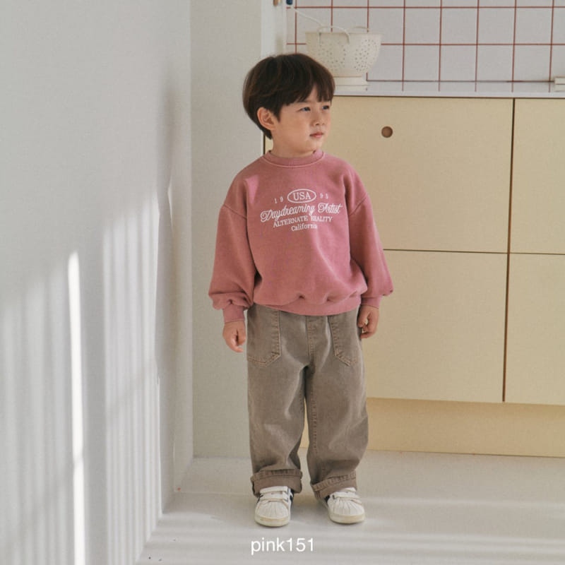 Pink151 - Korean Children Fashion - #discoveringself - USA Dyeing Sweatshirt