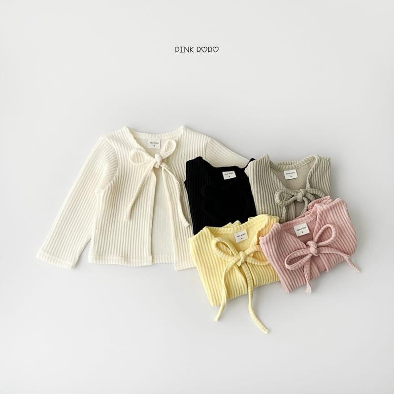 Pinkroro - Korean Children Fashion - #Kfashion4kids - Pure Ribbon Cardigan