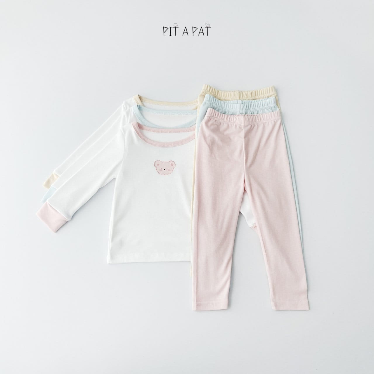 Pitapat - Korean Children Fashion - #littlefashionista - Shy Bear Color Easy Wear - 4