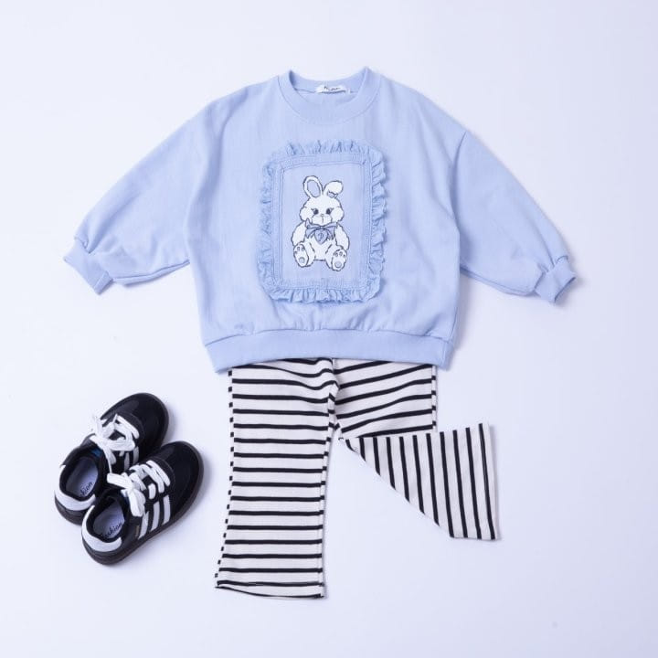 Pulupulu - Korean Children Fashion - #childofig - Striped Boot Cut Pants - 4