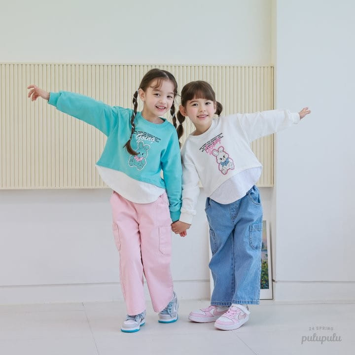 Pulupulu - Korean Children Fashion - #fashionkids - Bunny Layered Tee - 5