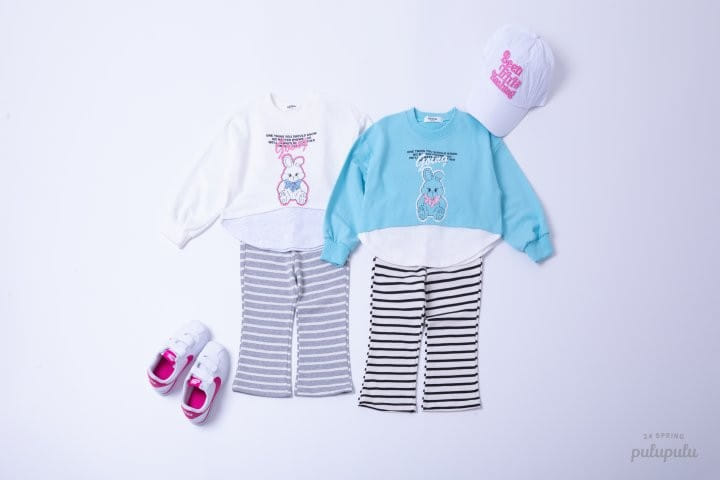 Pulupulu - Korean Children Fashion - #littlefashionista - Bunny Layered Tee - 10