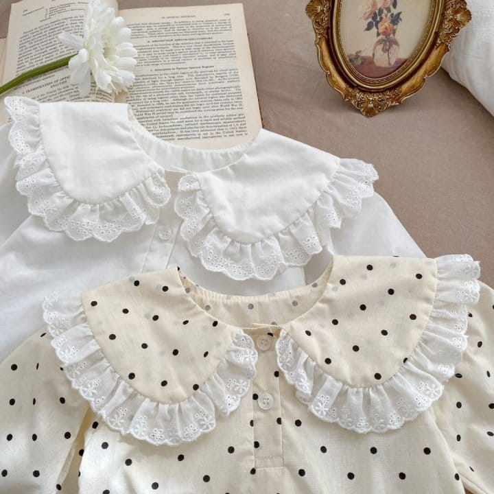 Reve Kid - Korean Baby Fashion - #babyboutiqueclothing - Bebe Frill Blouse  - 3