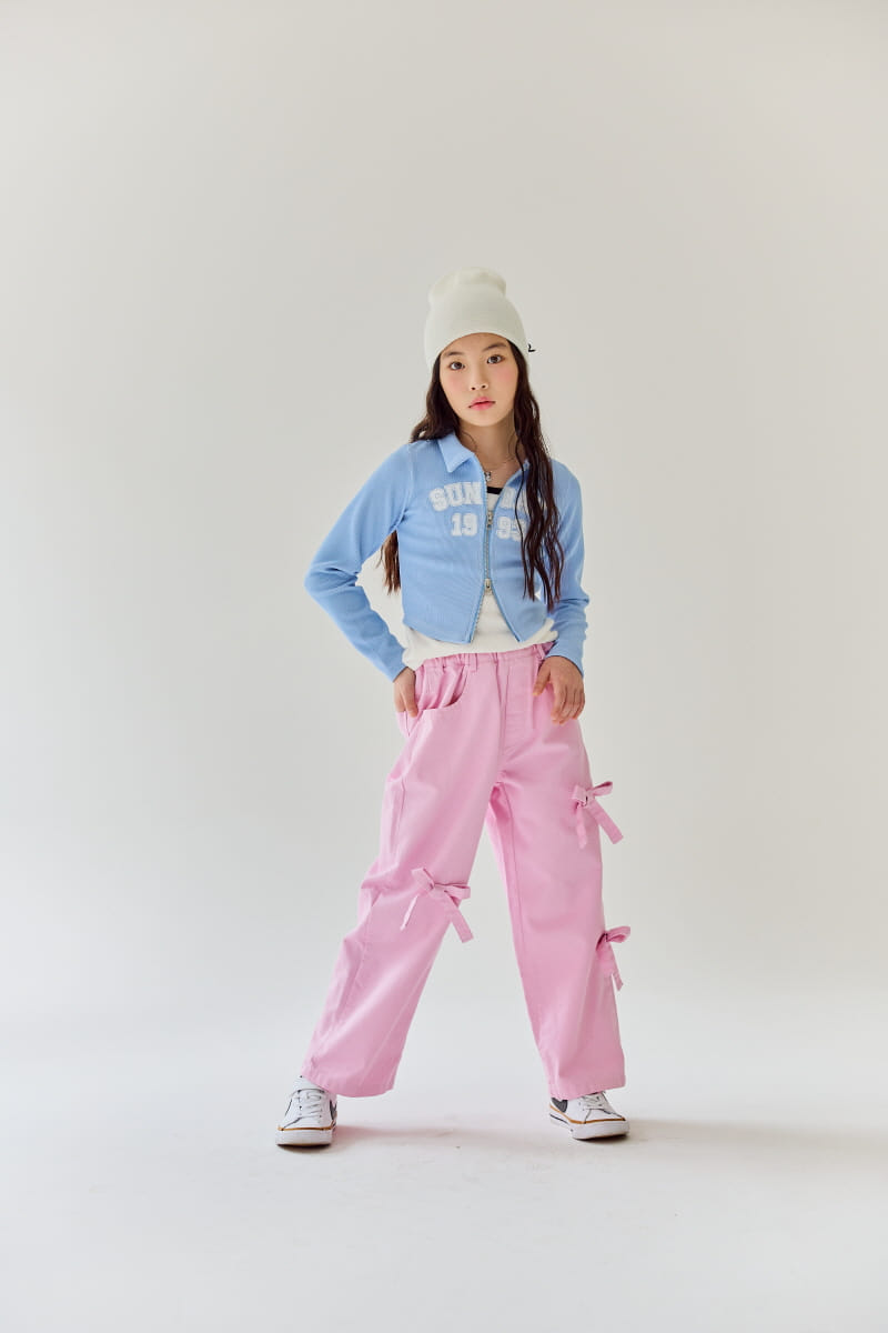 Rilla - Korean Children Fashion - #childrensboutique - Three Ribbon Pants - 6