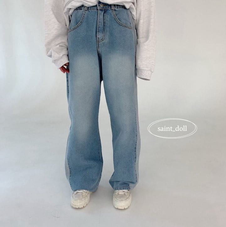 Saint Doll - Korean Children Fashion - #childofig - Saiba Denim Pants With Mom - 7