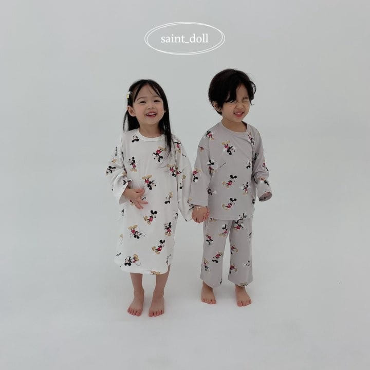 Saint Doll - Korean Children Fashion - #childofig - M Home Wear One-Piece With Mom - 6