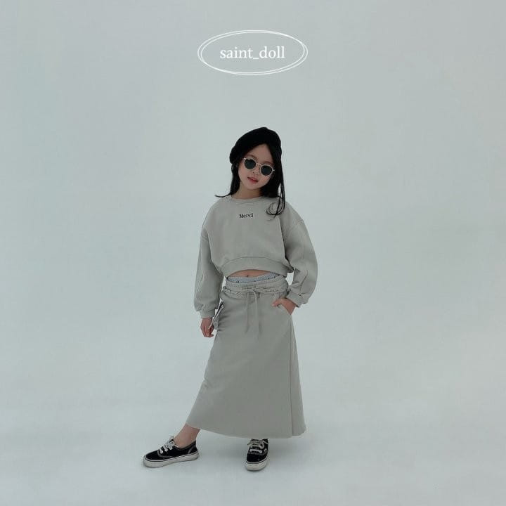 Saint Doll - Korean Children Fashion - #childofig - Back Unbalance Slit Skirt With Mom - 11