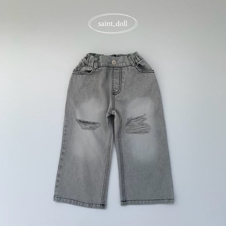 Saint Doll - Korean Children Fashion - #childofig - Snow Torn Jeans With Mom  - 4