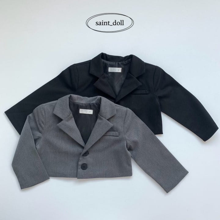 Saint Doll - Korean Children Fashion - #childrensboutique - Saint Crop Jacket