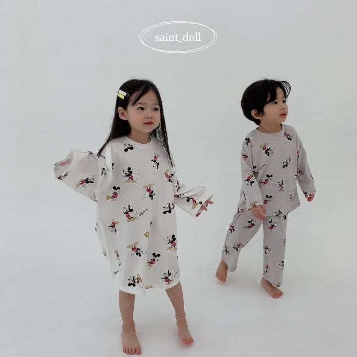 Saint Doll - Korean Children Fashion - #childrensboutique - M Home Wear One-Piece With Mom - 7