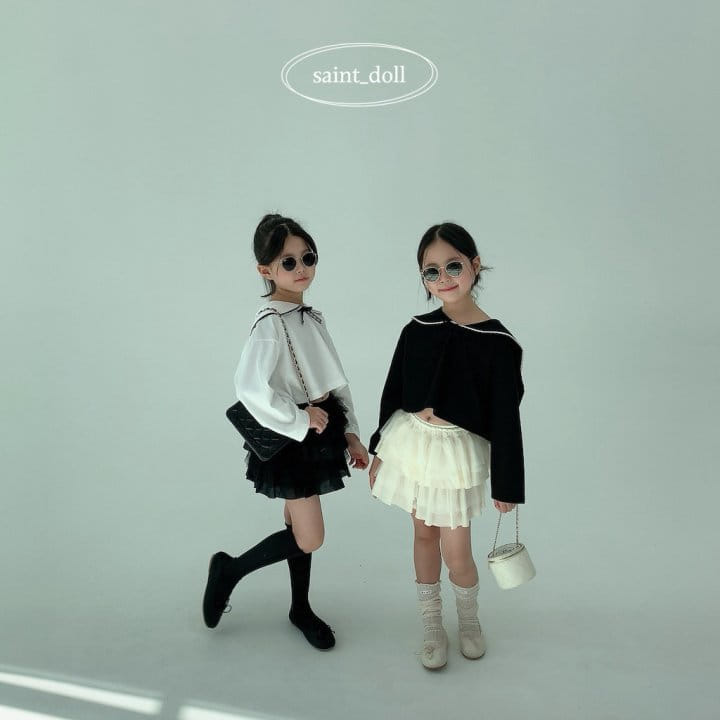 Saint Doll - Korean Children Fashion - #childofig - Spangles Ribbon Tee - 4