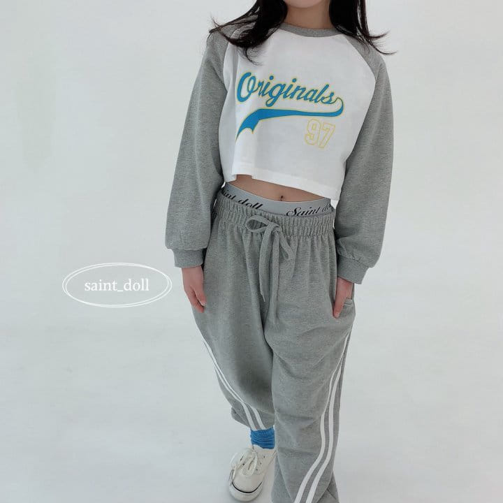 Saint Doll - Korean Children Fashion - #designkidswear - Diagonal Jogger Pants - 6