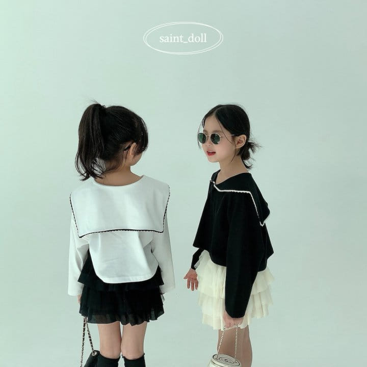 Saint Doll - Korean Children Fashion - #designkidswear - Spangles Ribbon Tee - 5