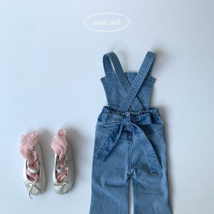 Saint Doll - Korean Children Fashion - #designkidswear - Mey Dungarees Pants - 4