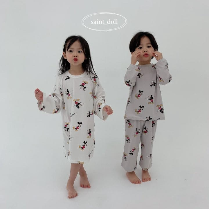 Saint Doll - Korean Children Fashion - #discoveringself - M Home Wear One-Piece With Mom - 9