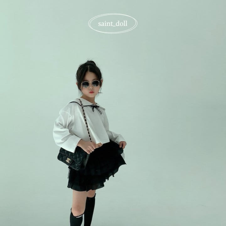 Saint Doll - Korean Children Fashion - #fashionkids - Spangles Ribbon Tee - 7