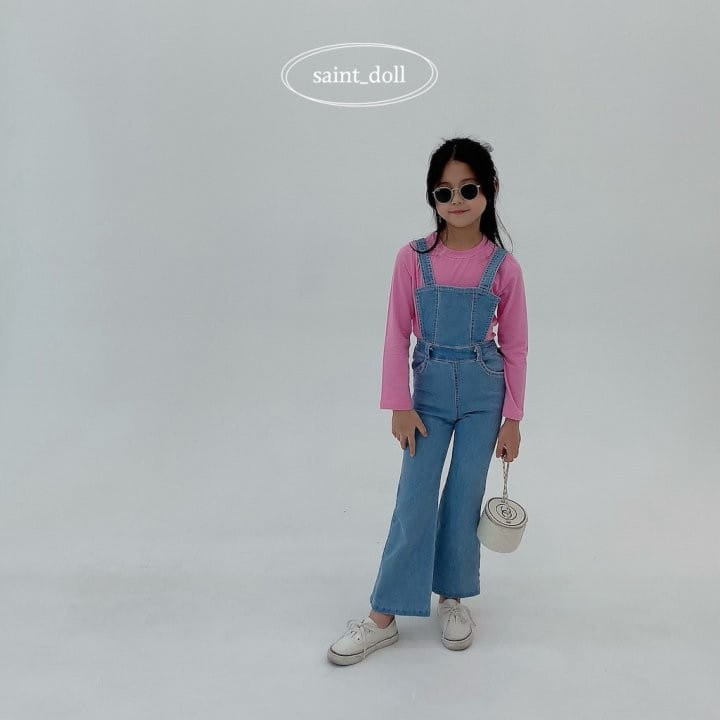 Saint Doll - Korean Children Fashion - #kidsshorts - Mey Dungarees Pants - 6