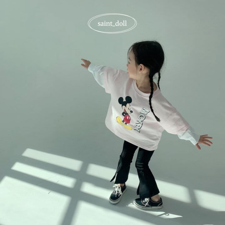 Saint Doll - Korean Children Fashion - #kidsshorts - Spring Slit Wide Pants - 6