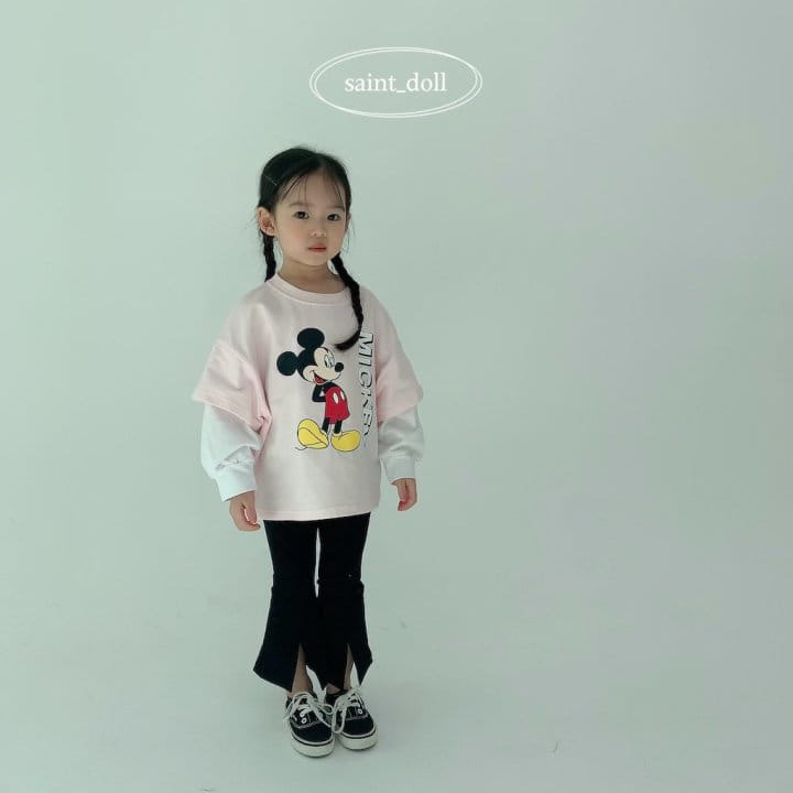 Saint Doll - Korean Children Fashion - #kidsstore - Spring Slit Wide Pants - 7